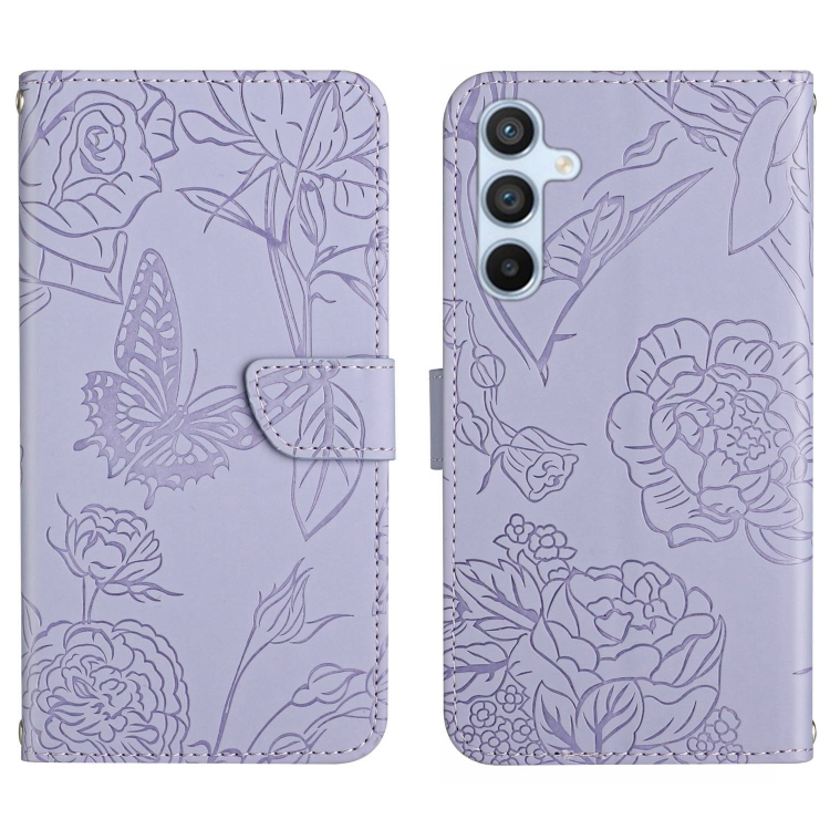 ART BLOSSOM pénztárca tok a Samsung-hoz Galaxy A16 / A16 5G lila akciós termékkép 1