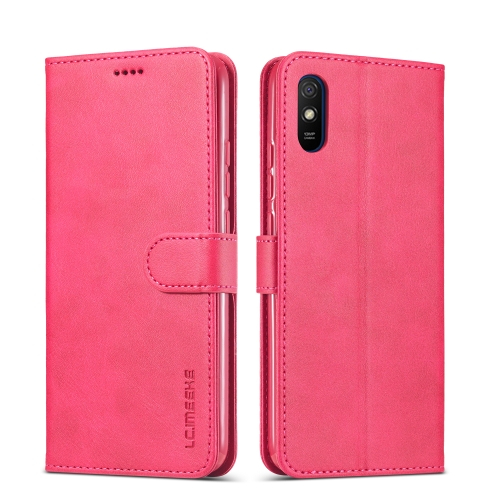 IMEEKE Wallet tok Xiaomi Redmi 9A / 9AT rózsaszín akciós termékkép 1