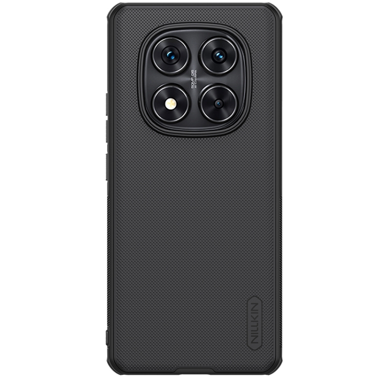 NILLKIN FROSTED Védőburkolat a Xiaomi-hoz Redmi Note 14 Pro 5G / Poco X7 fekete akciós termékkép 1