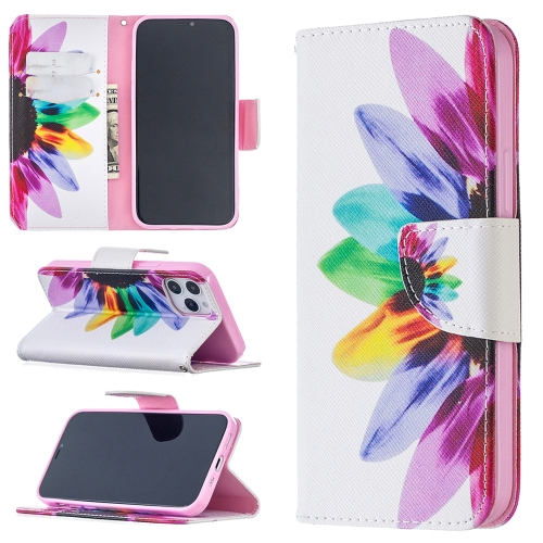 ART pénztárca tok Apple iPhone 12 FLOWER 12 Pro SUN FLOWER akciós termékkép 1