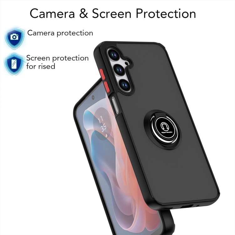 SHADOW Védőburkolat tartóval Samsung Galaxy A16 / A16 5G fekete termék 2. képe