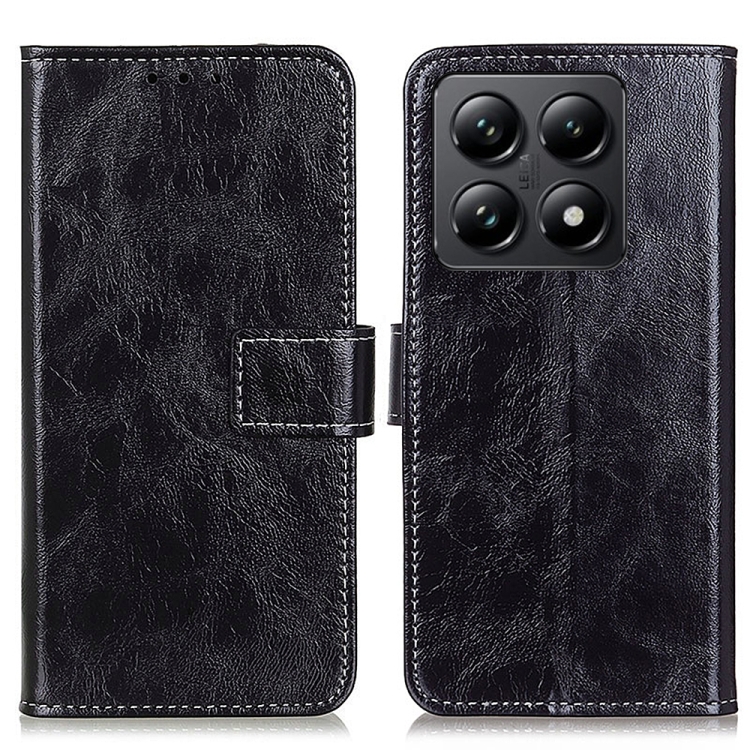RETRO Pénztárcahuzat Xiaomi 14T Pro fekete termék 2. képe