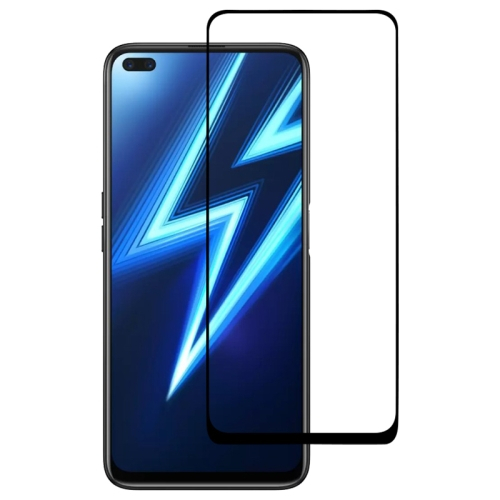 3D Tempered Glass Realme 6 Pro fekete akciós termékkép 1