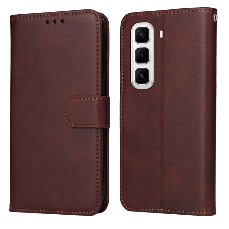 SMOOTH Pénztárca tok Infinix Hot 50 Pro+ barna akciós termékkép 1