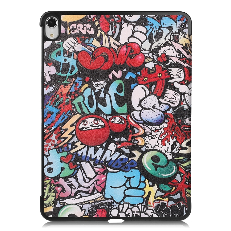 ART Apple iPad Air 5 (2022) / 4 (2020) GRAFFITTI flip tok termék 2. képe