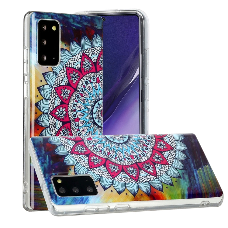 ART TPU Világító borítás Samsung Galaxy Note 20 HALF FLOWER akciós termékkép 1