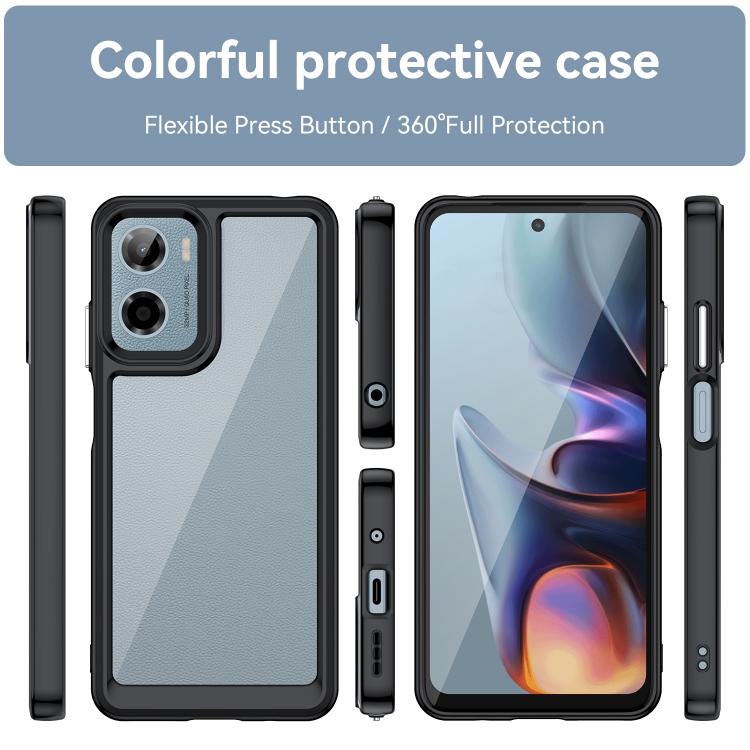 CRYSTAL Védőburkolat Motorola Moto G05 / Moto E15 fekete termék 2. képe