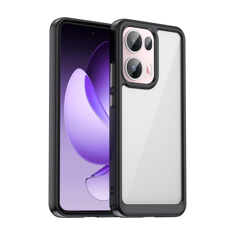 CRYSTAL Védőtok Oppo Reno13 Pro 5G fekete akciós termékkép 1
