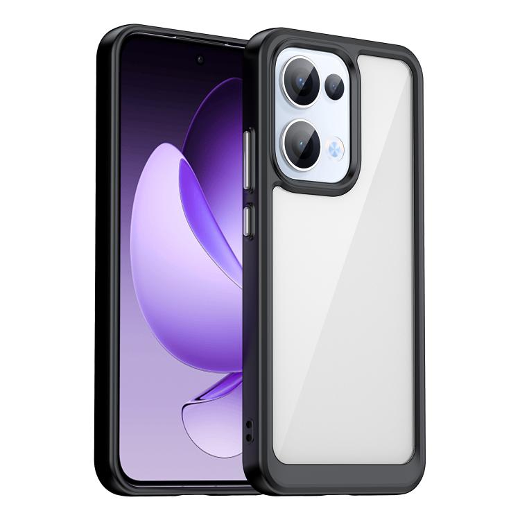 CRYSTAL Védőtok Oppo Reno13 5G fekete akciós termékkép 1