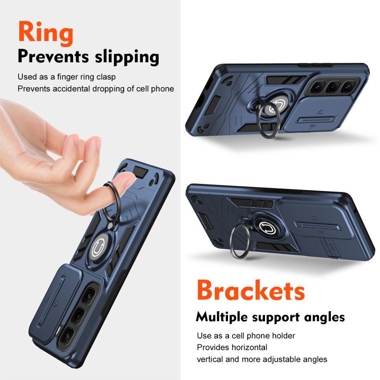 CAMPROTECT Fedél tartóval Infinix Hot 50 Pro+ kék színhez termék 2. képe