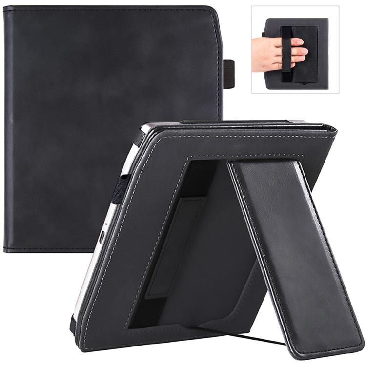 LEATHER Flip tok PocketBook 700 Era fekete akciós termékkép 1