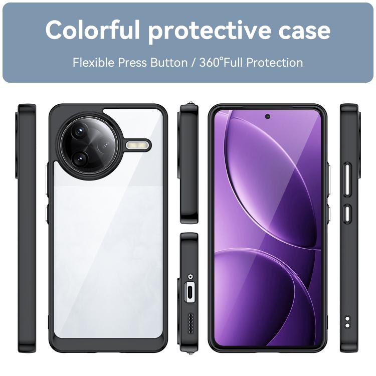 CRYSTAL Védőburkolat Xiaomi Poco F7 Ultra fekete termék 2. képe