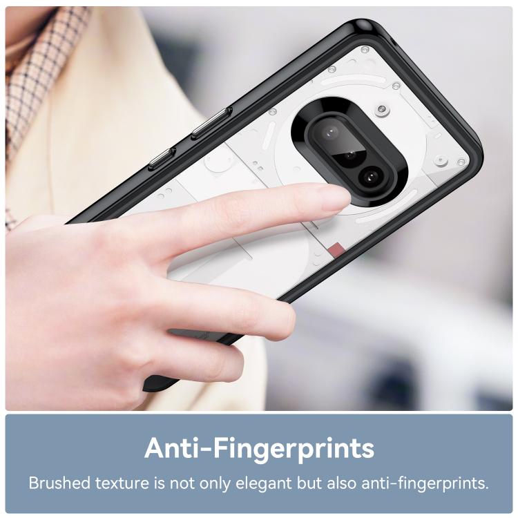 CRYSTAL Védőtok Nothing Phone (3a) fekete termék 2. képe