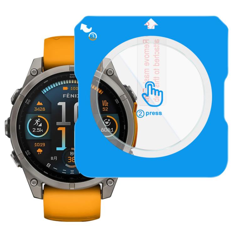 IMAK EGYSZERŰ TELEPÍTÉS Óraüveg Garmin Fenix 8 AMOLED 51mm akciós termékkép 1
