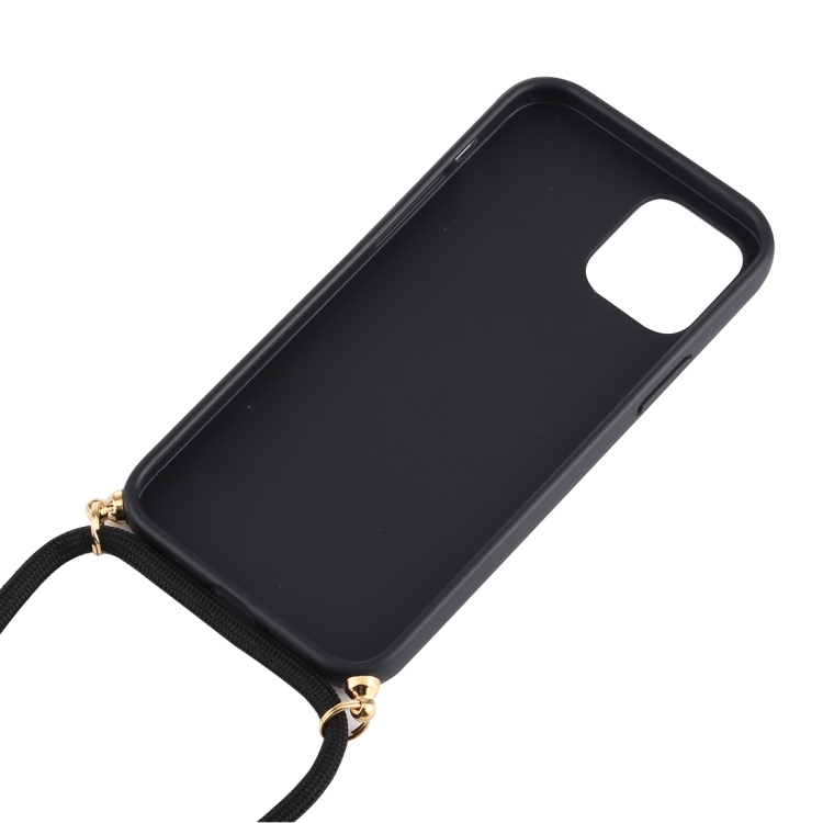 ROPE Huzat zsinórral Apple iPhone 12 mini fekete termék 2. képe
