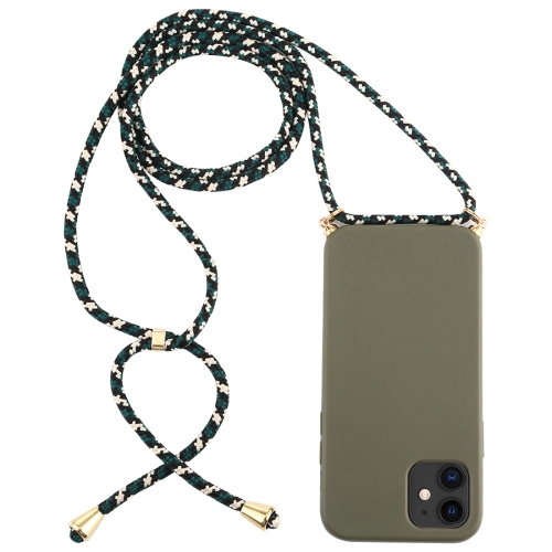 ROPE Huzat zsinórral Apple iPhone 12 mini sötétzöld akciós termékkép 1