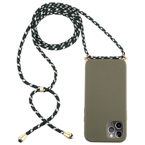 ROPE Huzat zsinórral Apple iPhone 12 Pro Max sötétzöld akciós termékkép 1