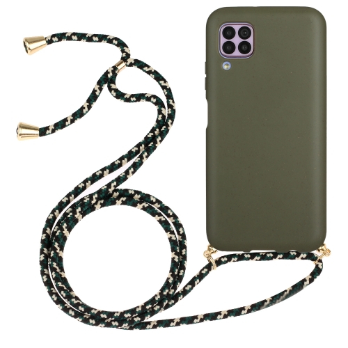 ROPE Huawei P40 Lite sötétzöld zsinórral akciós termékkép 1