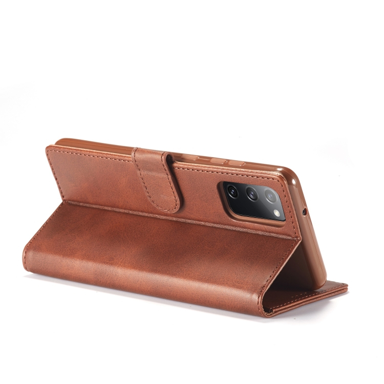 IMEEKE Wallet tok Samsung Galaxy S20 FE világosbarna termék 2. képe