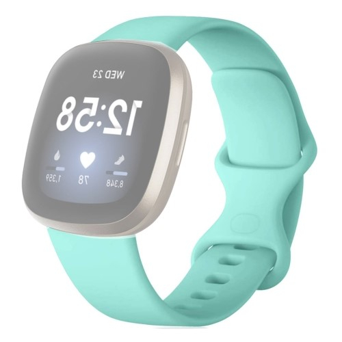 BUTTERFLY Szilikon pánt Fitbit Versa 3 / Fitbit Sense világoszöldhez akciós termékkép 1
