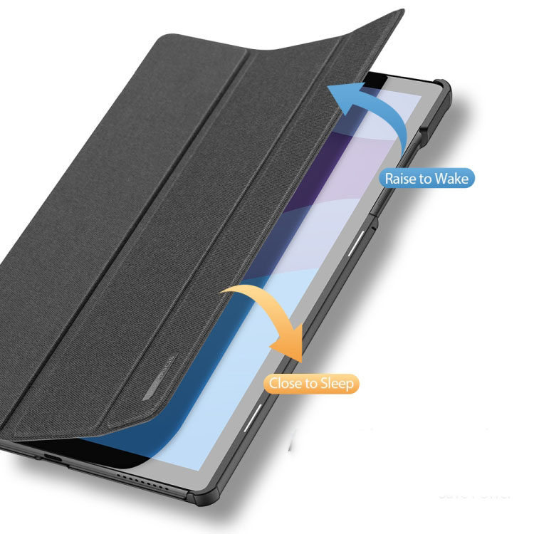 DUX DOMO Flip tok Lenovo Tab M10 2. generáció (TB-X306F / ZA6W0090CZ / ZA6V0119CZ) fekete termék 2. képe