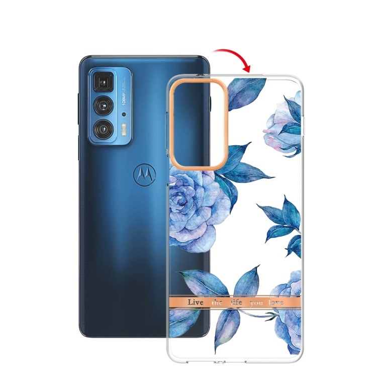 ELECTRO Védőburkolat Motorola Edge 20 Pro BLUE termék 2. képe