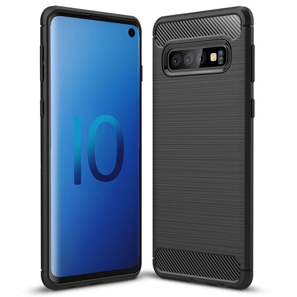 FLEXI TPU burkolat Samsung Galaxy S10 fekete akciós termékkép 1