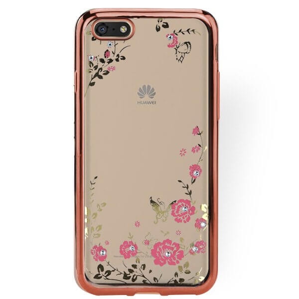 BLOOM TPU borító Huawei Y5 2018 rózsaszín akciós termékkép 1
