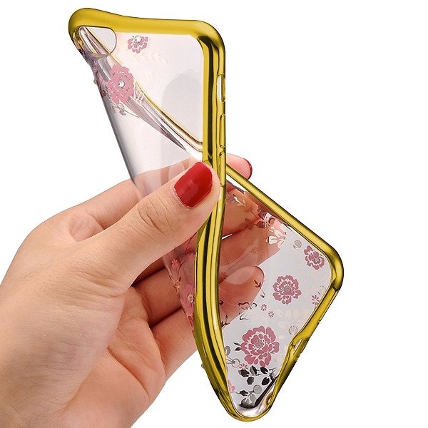 BLOOM TPU borító Huawei Y7 Prime 2018 arany termék 2. képe