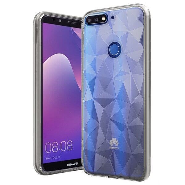 PRISM SERIES TPU burkolat Huawei Y7 Prime 2018 átlátszó akciós termékkép 1