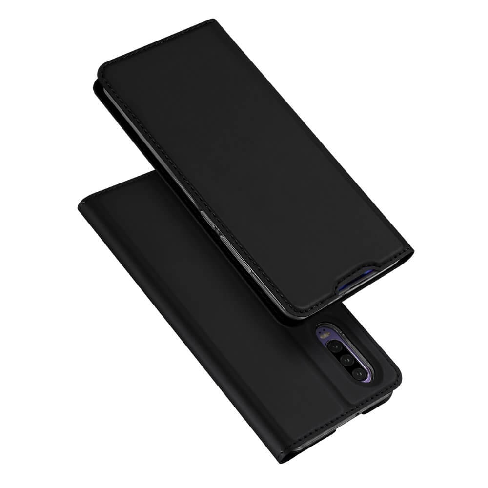 DUX Wallet tok Huawei P30 fekete akciós termékkép 1