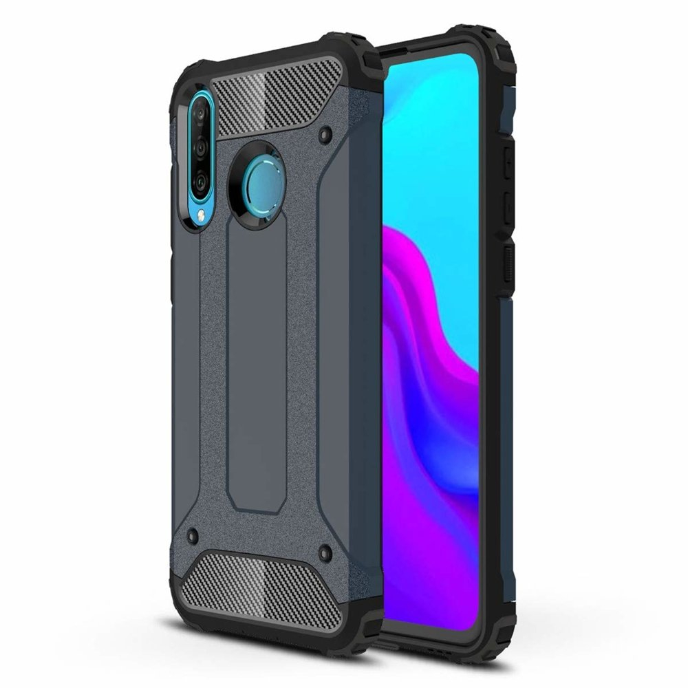 TOUGH védőburkolat Huawei P40 Lite E kék (sötét) akciós termékkép 1