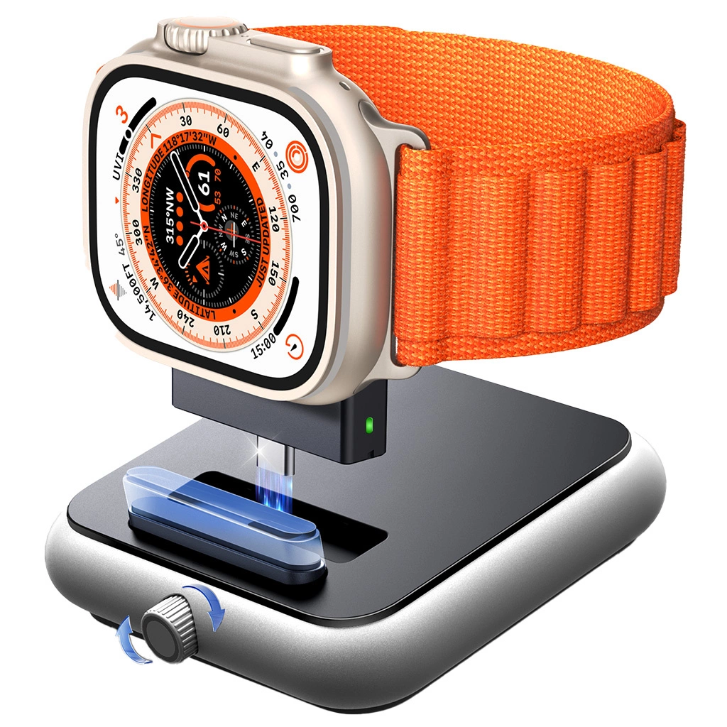 JOYROOM JR-WQW03 Vezeték nélküli töltő Apple Watch-hoz fekete akciós termékkép 1