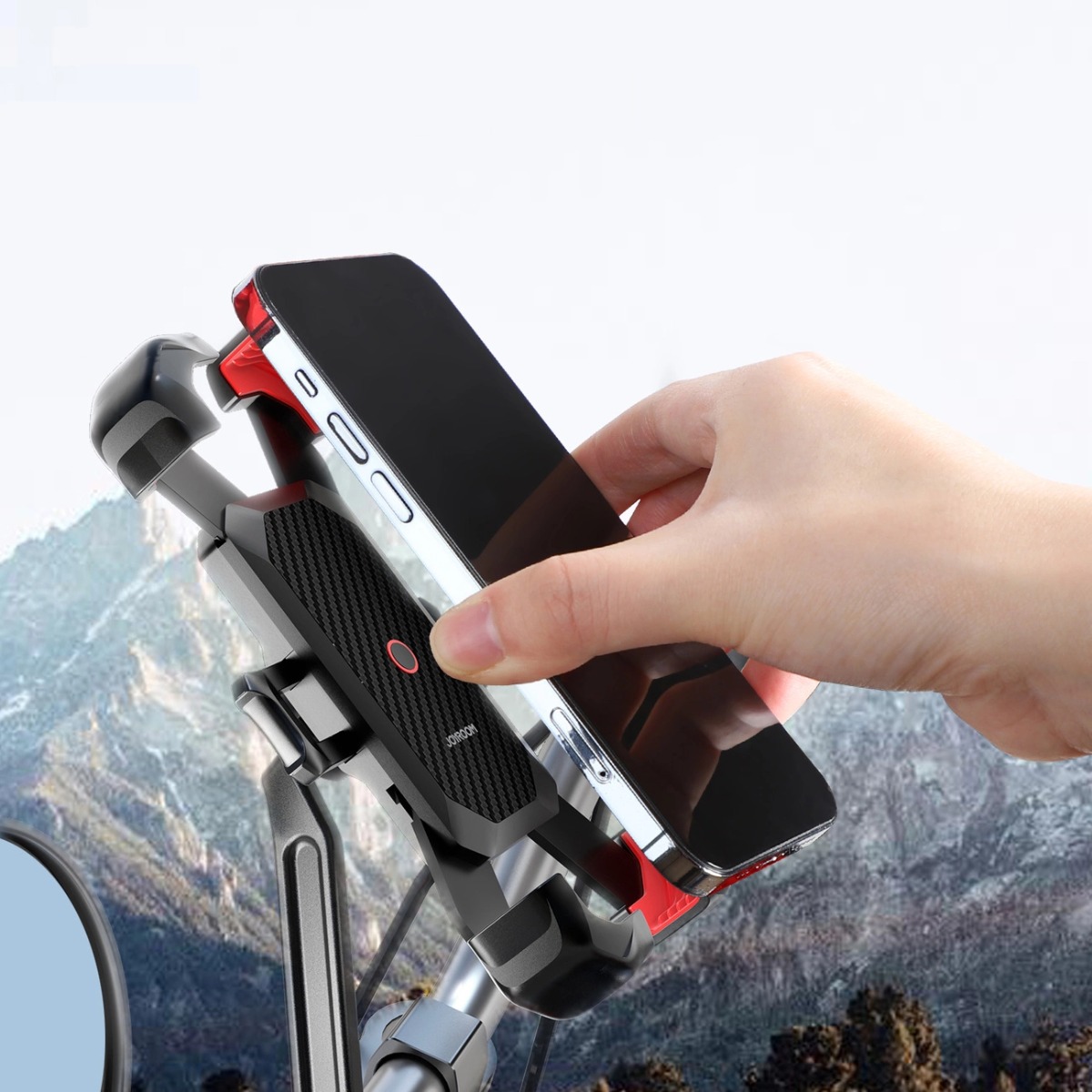 JOYROOM JR-ZS288-m Motoros mobiltelefon tartó fekete termék 2. képe