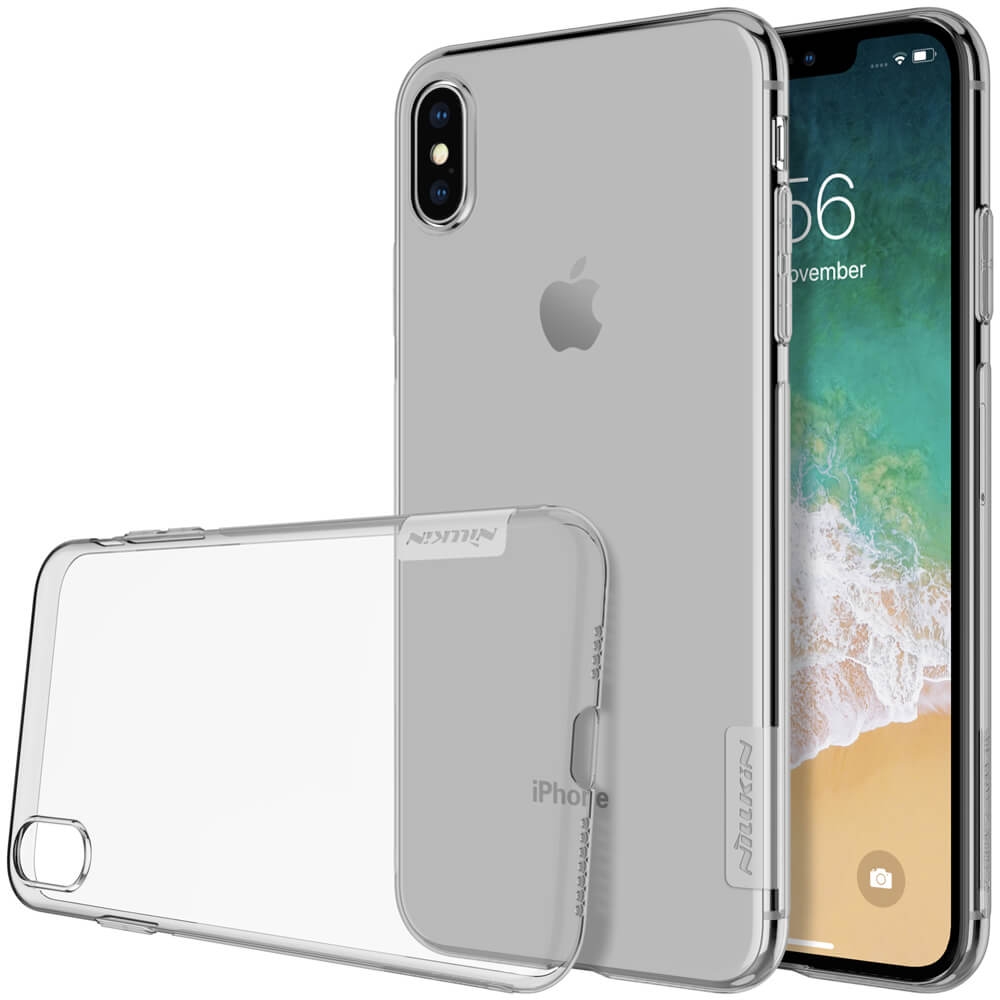 NILLKIN NATURE borító Apple iPhone XS Max szürke akciós termékkép 1
