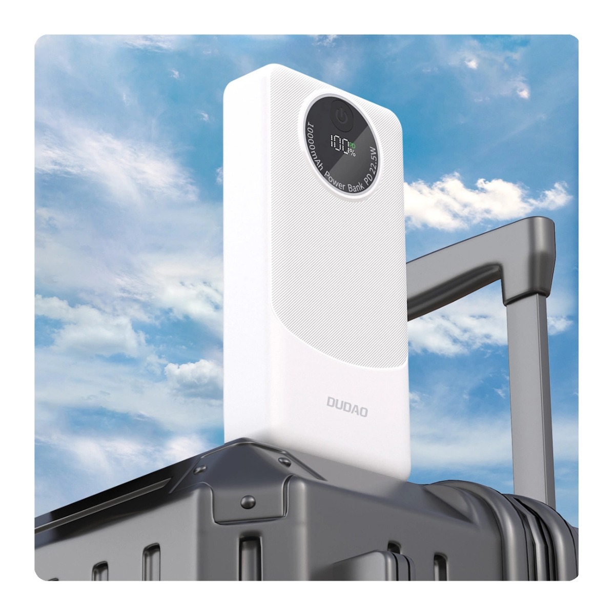 DUDAO K12 Pro 22,5 W Powerbank 20 000 mAh fehér termék 2. képe