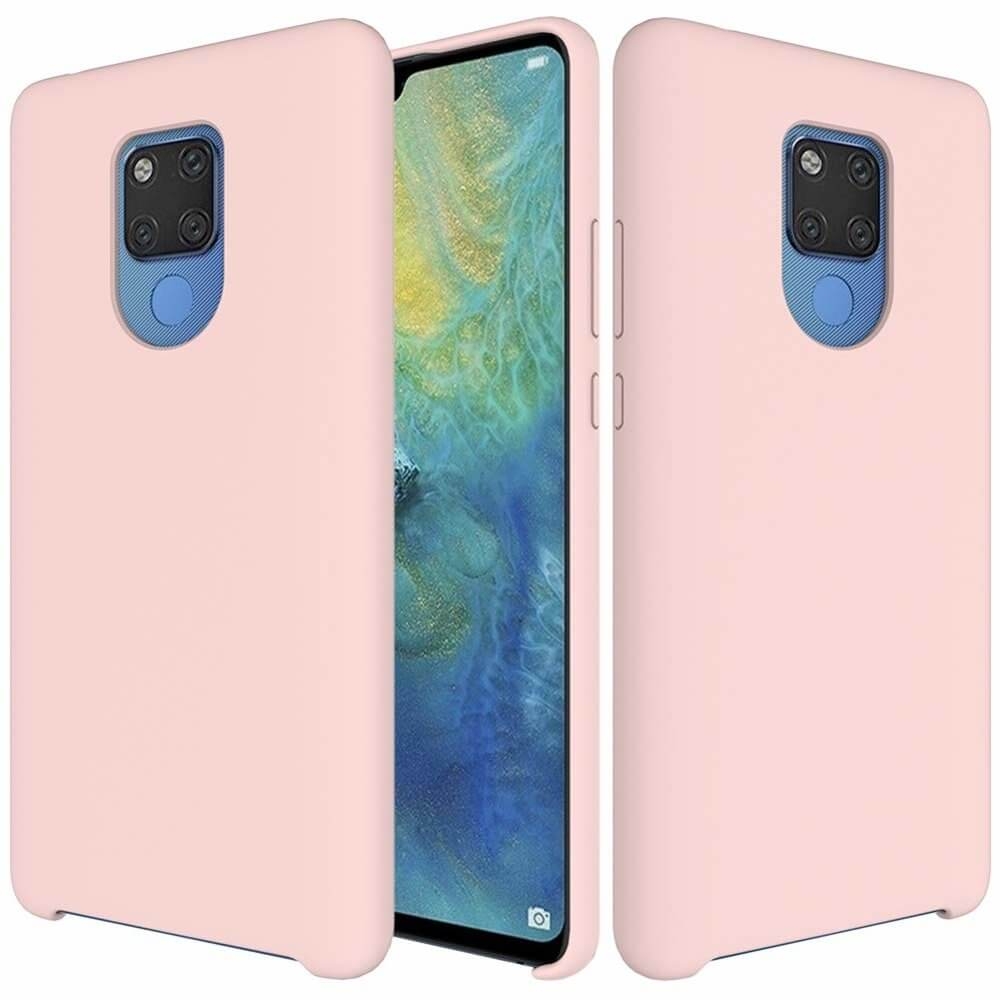RUBBER Szilikon tok Huawei Mate 20 pinkhez akciós termékkép 1