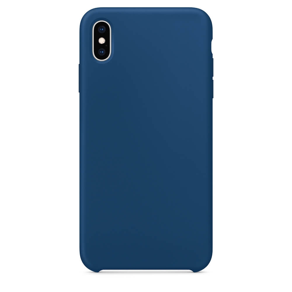 RUBBER Apple iPhone XS Max szilikon borítás kék termék 2. képe