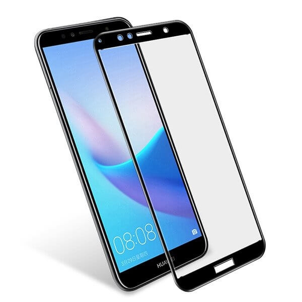 3D Tvrdené sklo Huawei Y6 2018 čierne termék 2. képe