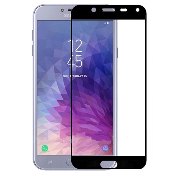 3D Edzett üveg Samsung Galaxy J4 (J400) fekete akciós termékkép 1