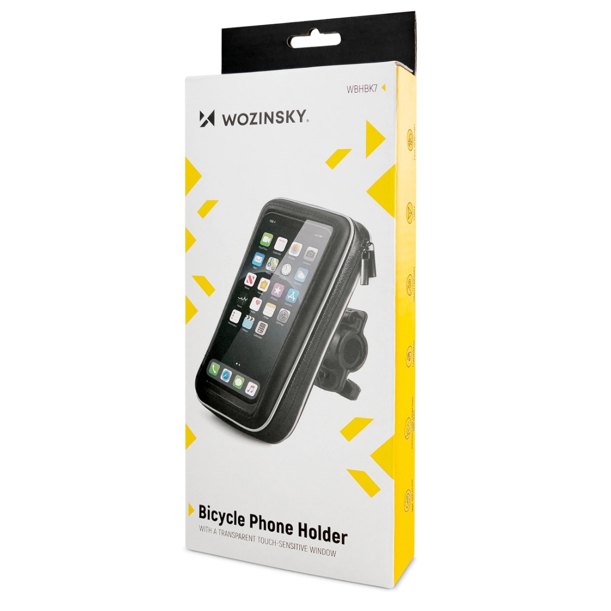 WOZINSKY WBHBK7 Kerékpáros mobiltelefon tartó fekete termék 2. képe