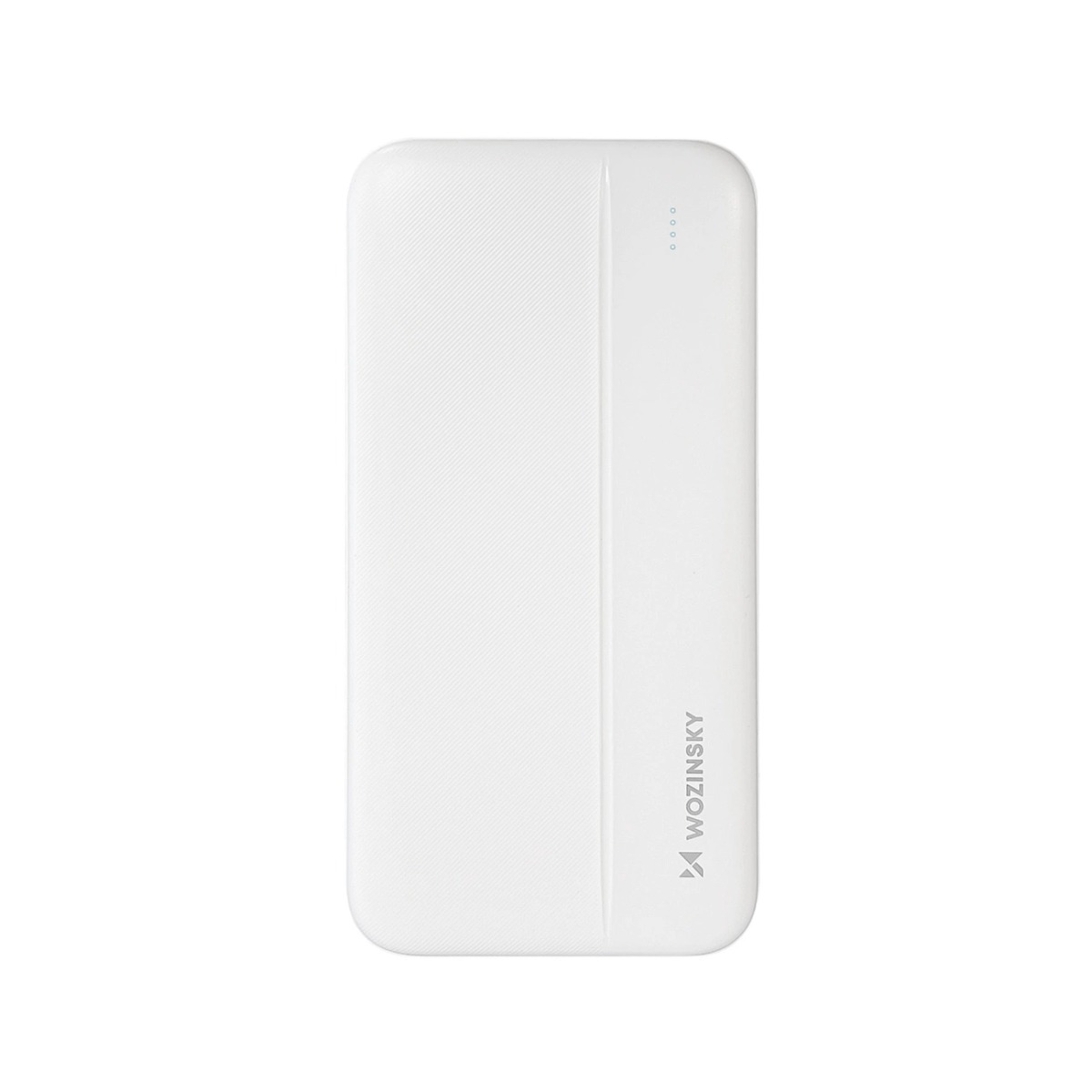 WOZINSKY Li-Po külső töltő 10 000 mAh 2x USB fehér akciós termékkép 1