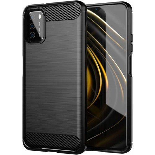 FLEXI TPU burkolat Xiaomi Poco M3 fekete akciós termékkép 1