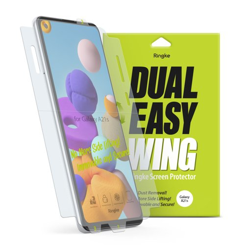 RINGKE DUAL EASY 2x védőfólia Samsung Galaxy A21s akciós termékkép 1