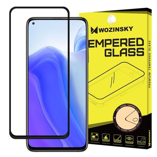 3D Edzett üveg Xiaomi Redmi Note 9T fekete akciós termékkép 1