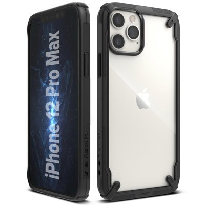 RINGKE FUSION X Apple iPhone 12 Pro Max fekete akciós termékkép 1