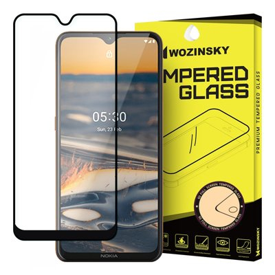 3D edzett üveg Nokia 5.3 fekete akciós termékkép 1