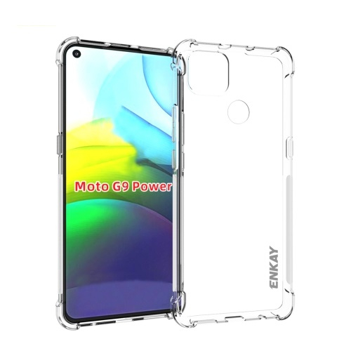 ENKAY AIRBAG Extra strapabíró burkolat Motorola Moto G9 Power átlátszó akciós termékkép 1
