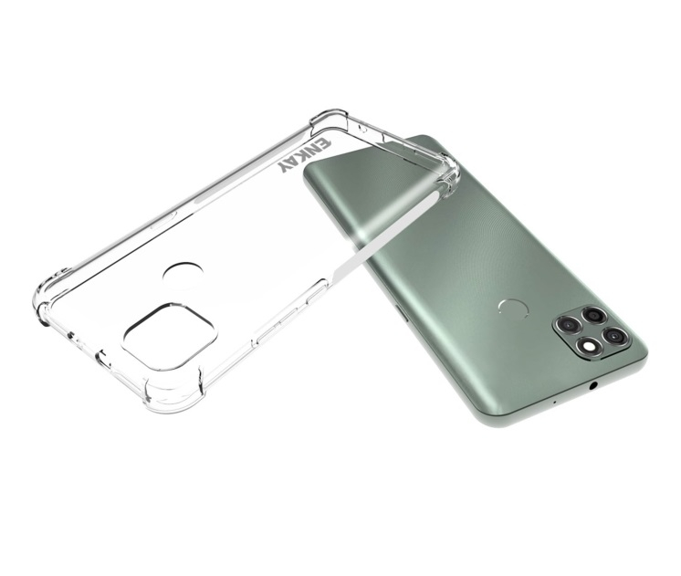 ENKAY AIRBAG Extra strapabíró burkolat Motorola Moto G9 Power átlátszó termék 2. képe