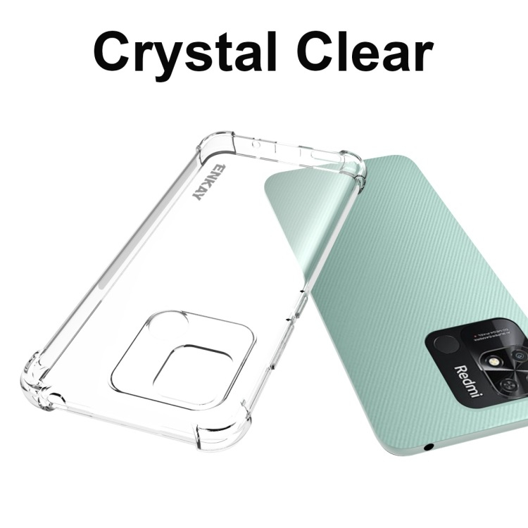 ENKAY AIRBAG Extra strapabíró burkolat Xiaomi Redmi 10C átlátszó termék 2. képe